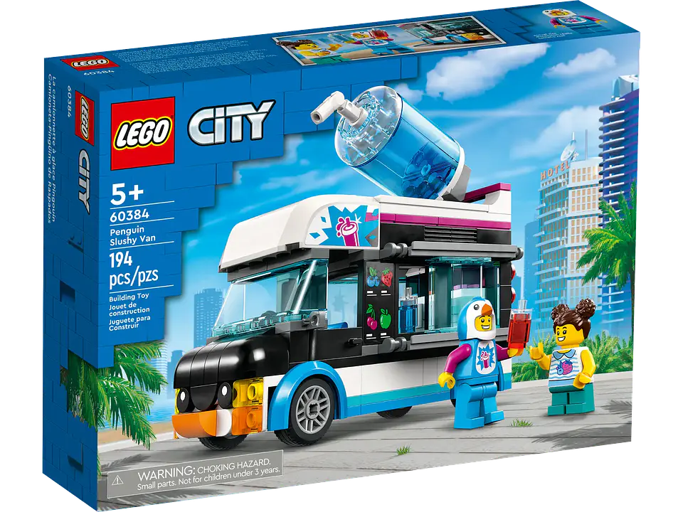 LEGO 60384: Furgoneta-Pingüino de Granizadas 1