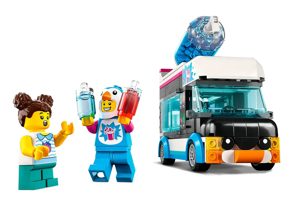 LEGO 60384: Furgoneta-Pingüino de Granizadas 4
