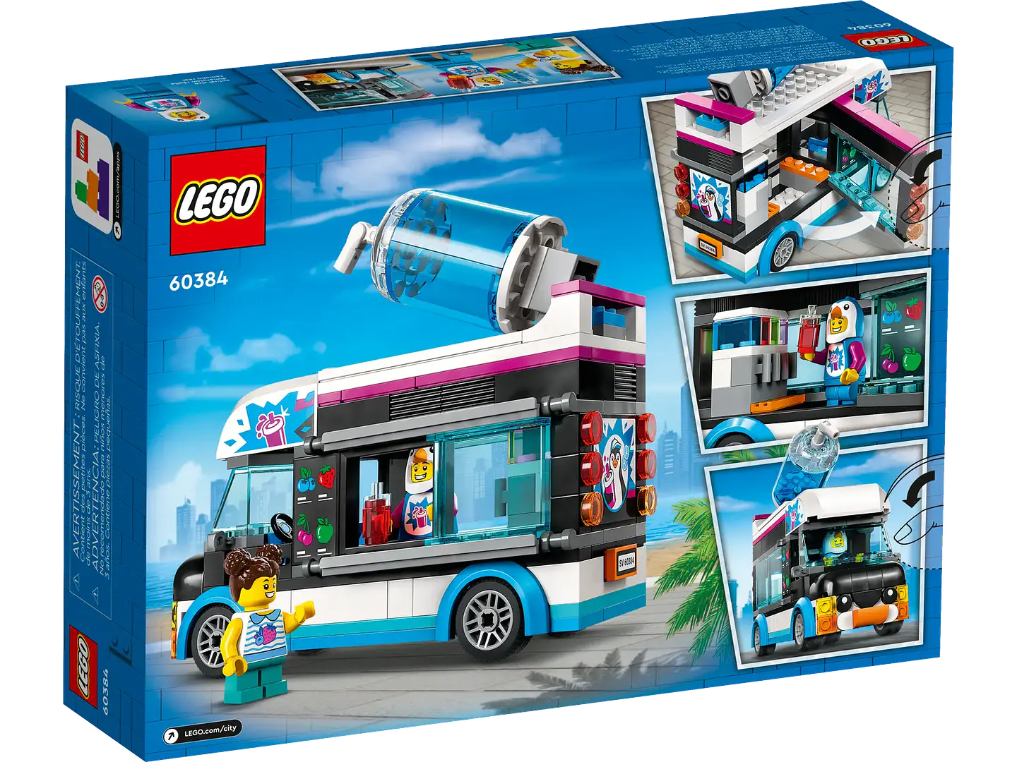 LEGO 60384: Furgoneta-Pingüino de Granizadas 6