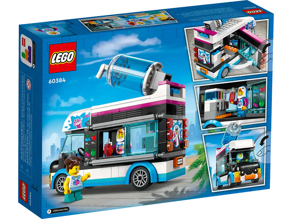 LEGO 60384: Furgoneta-Pingüino de Granizadas 6