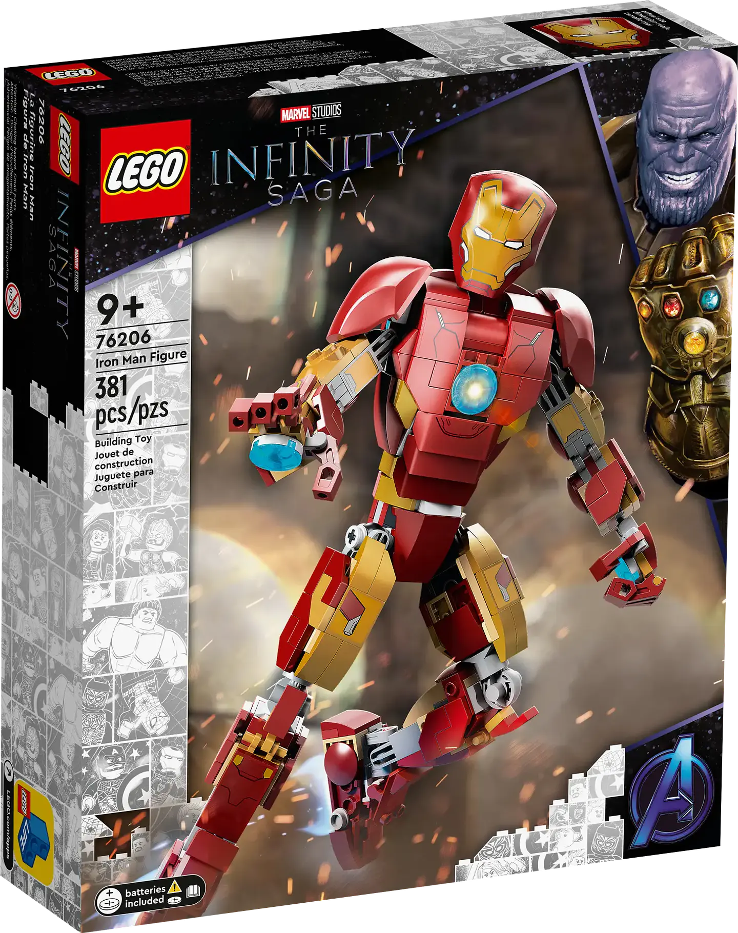 LEGO 76206: Figura de Iron Man 1