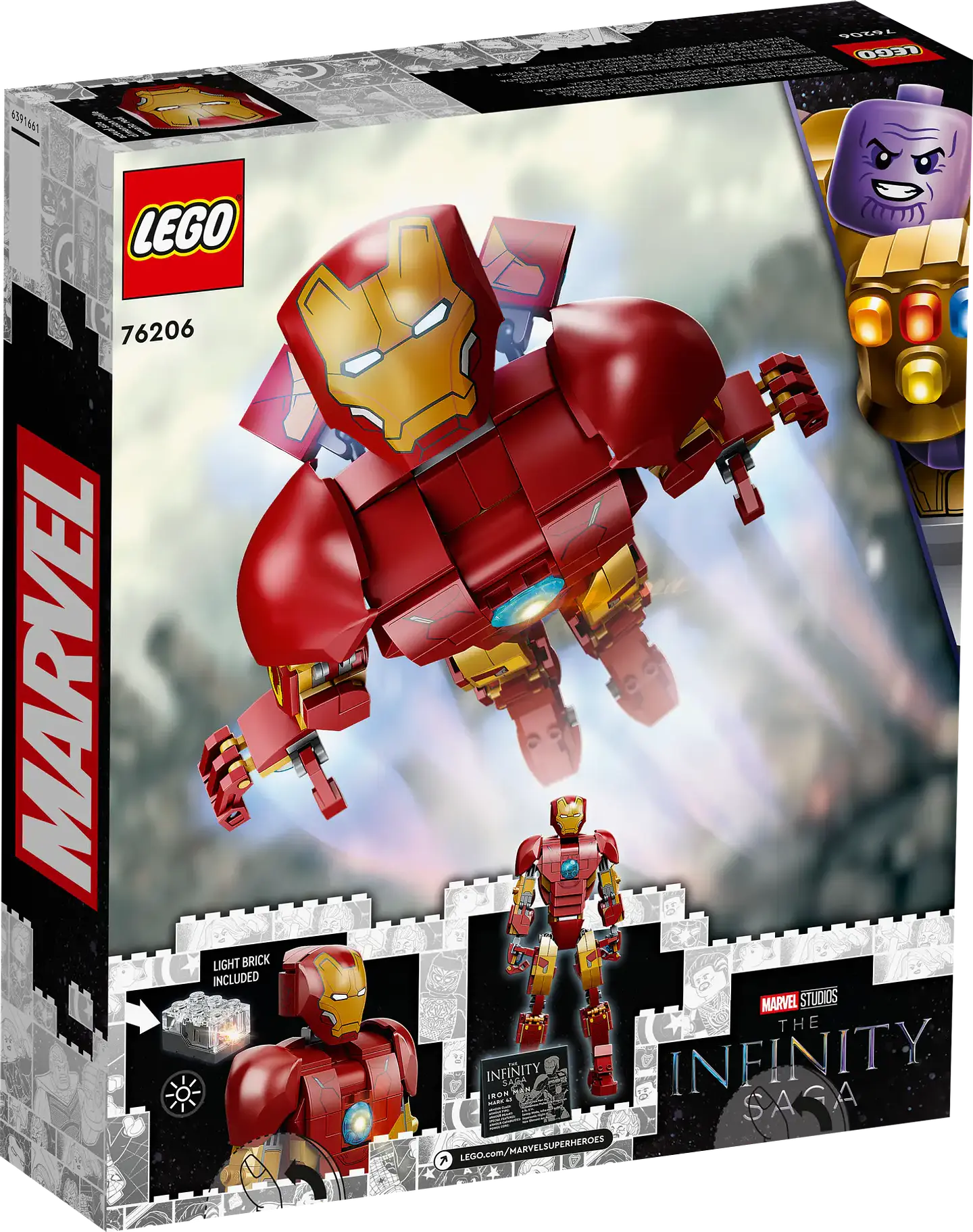 LEGO 76206: Figura de Iron Man 5