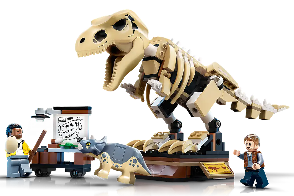 LEGO 76940: Exposición del Dinosaurio T. rex Fosilizado 2