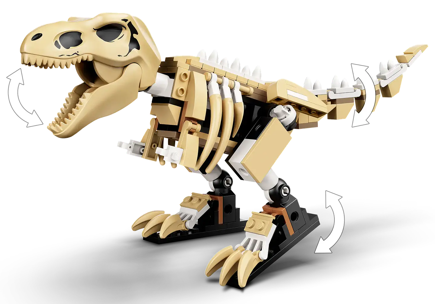 LEGO 76940: Exposición del Dinosaurio T. rex Fosilizado 4