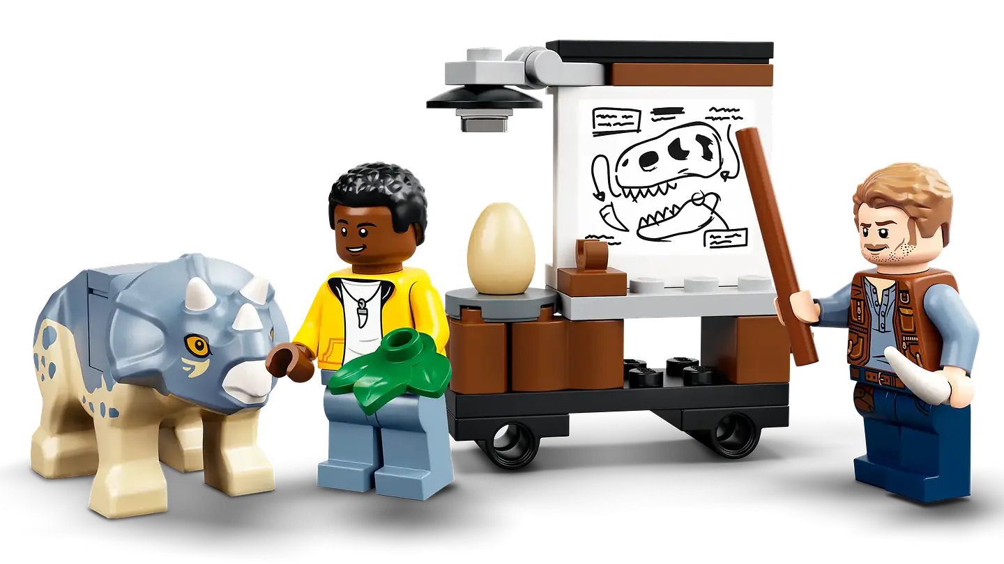 LEGO 76940: Exposición del Dinosaurio T. rex Fosilizado 5