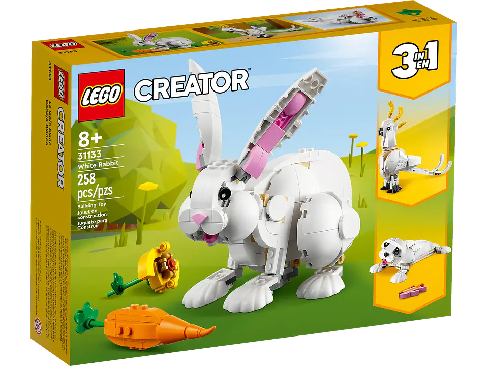 LEGO 31133: Conejo Blanco 1