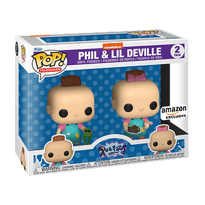 Funko Pop! Phil & Lil Deville 2Pack  - Rugrats (Caja con detalle)