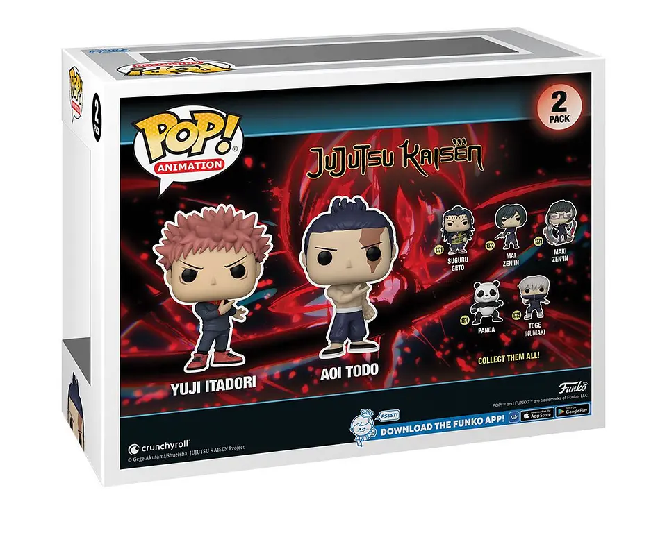 Funko Pop! Yuji Itadori & Aoi Todo 2Pack - Jujutsu Kaisen 3