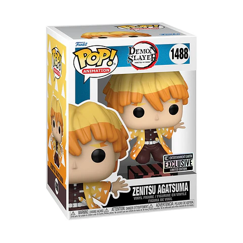 Funko Pop! Zenitsu Agatsuma #1488 Entertainment Earth - Demon Slayer