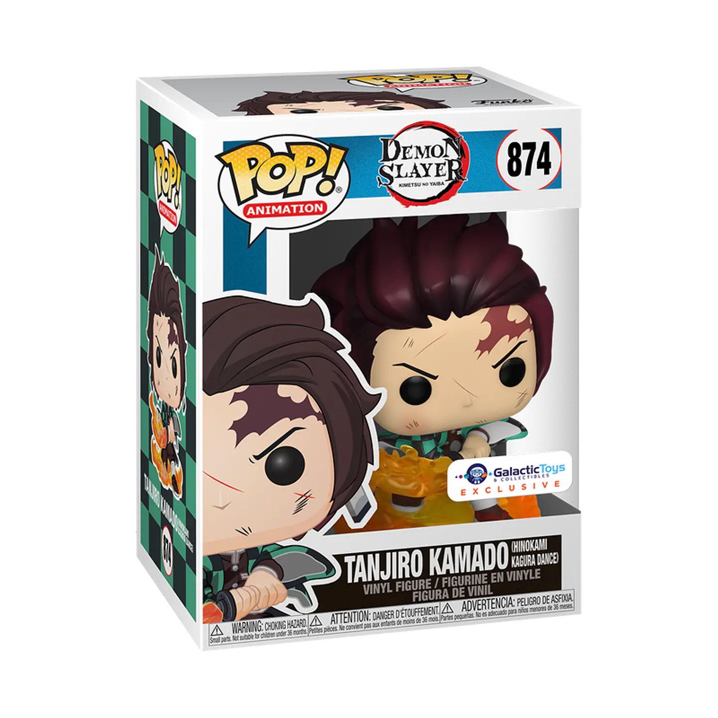 Funko Pop! Tanjiro Kamado (Hinokami Kagura Dance) #874 - Demon Slayer 1