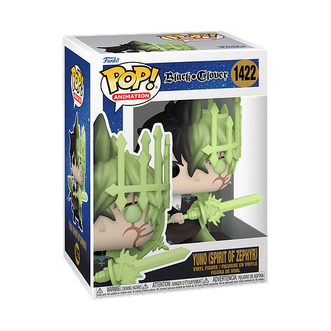 Funko Pop! Yuno (Spirit of Zephyr) #1422 - Black Clover