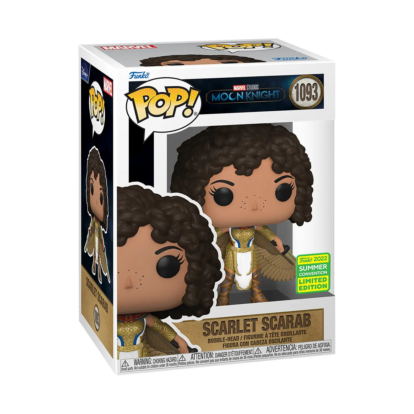 Funko Pop! Scarlet Scarab #1093 SDCC - Moon Knight  1