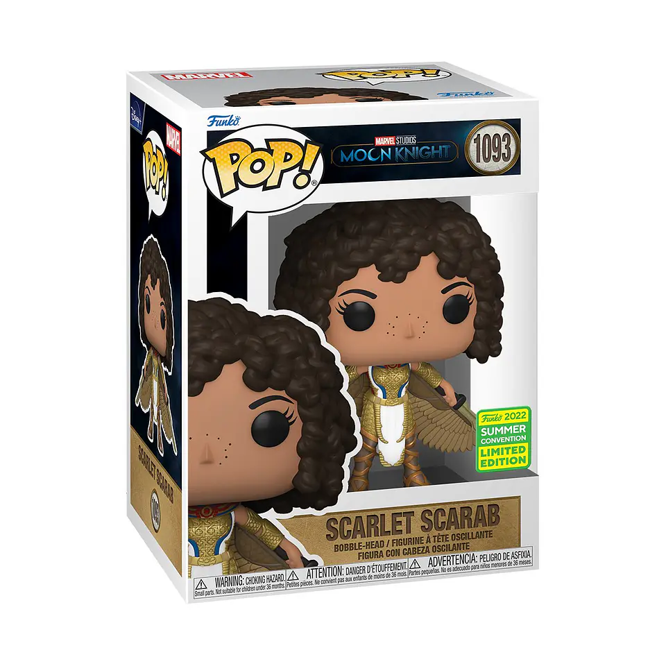 Funko Pop! Scarlet Scarab #1093 SDCC - Moon Knight  1