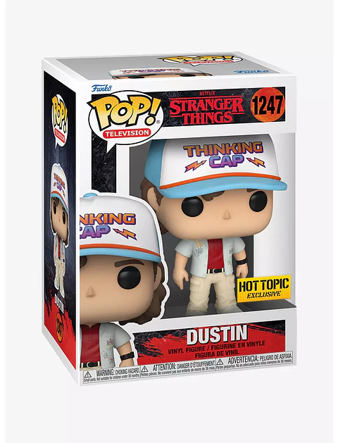 Funko Pop! Dustin #1247 Hot Topic - Stranger Things