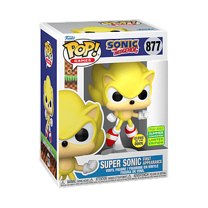 Funko Pop! Super Sonic (First Appearance) #877 Glows in the dark - Sonic The Hedgehog