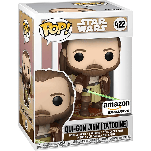 Funko Pop! Qui-Gon Jinn (Tatooine) #422 - Star Wars