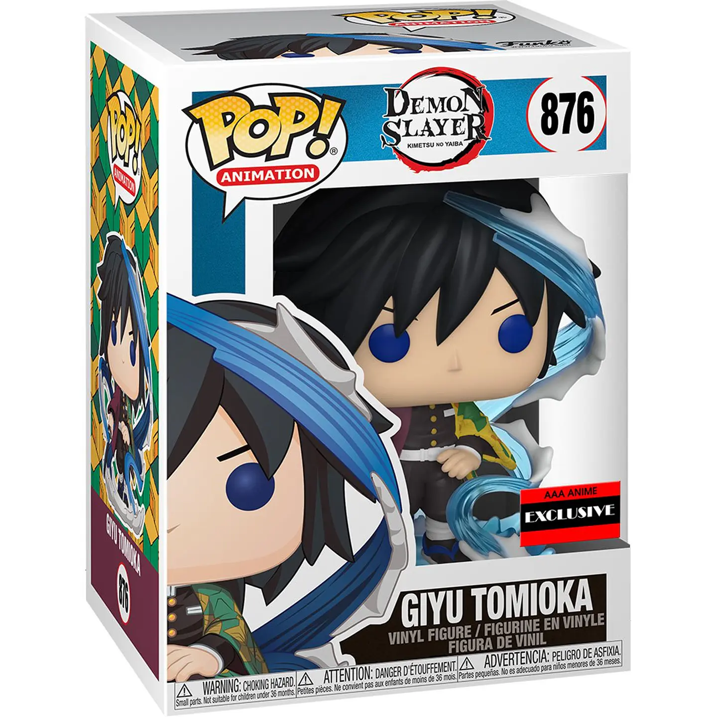 Funko Pop! Giyu Tomioka #876 AAA Anime Exclusive - Demon Slayer 1