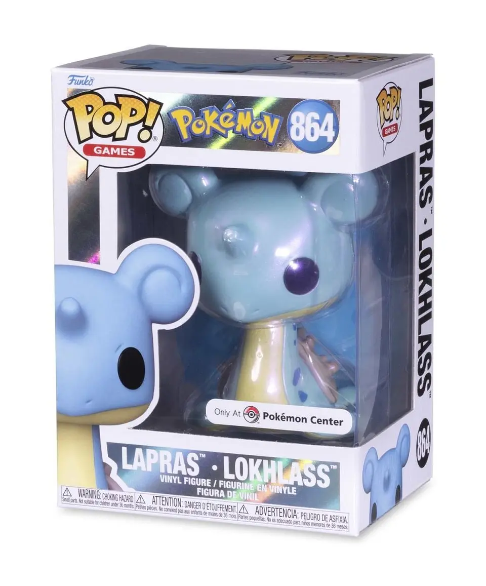 Funko Pop! Lapras (Pearlescent) #864 Only At Pokémon Center - Pokémon 1