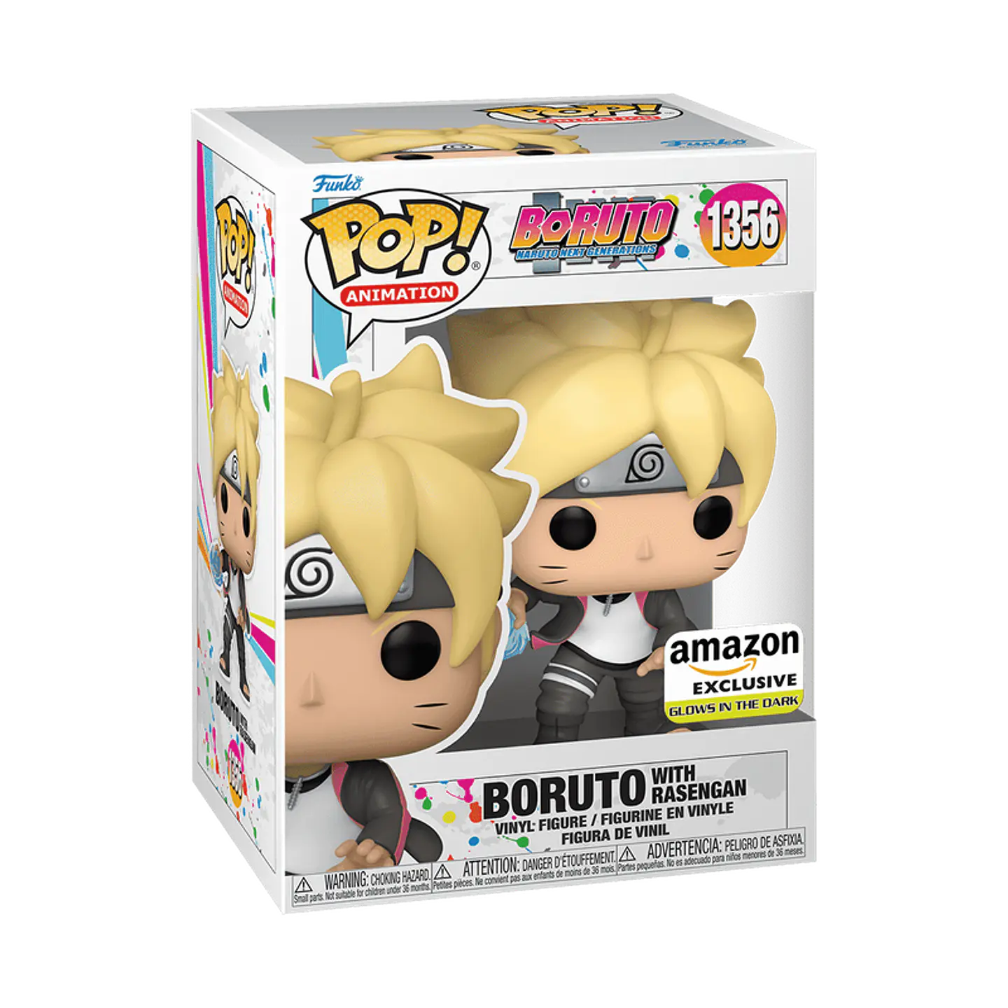 Funko Pop! Boruto with Rasengan (Glows in the dark) #1356 Amazon - Boruto: Naruto Next Generations 1