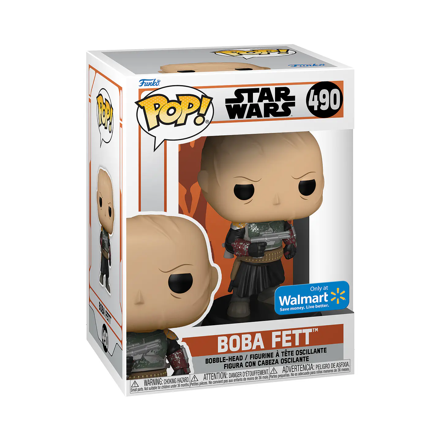 Funko Pop! Boba Fett without Helmet #490 - Star Wars: The Mandalorian 1