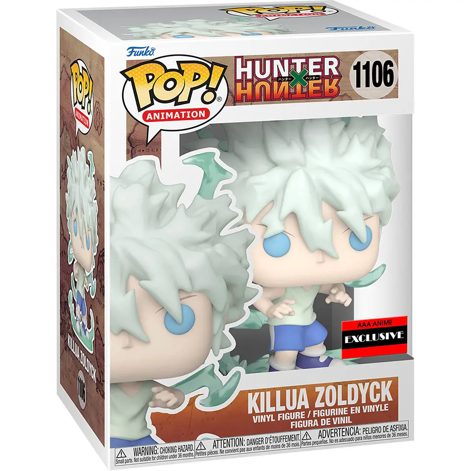 Funko Pop! Killua Zoldyck #1106 AAA Anime - Hunter x Hunter 1