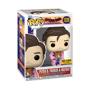 Funko Pop! Peter B. Parker & Mayday #1239 Hot Topic - Spiderman: Across The Spider-verse