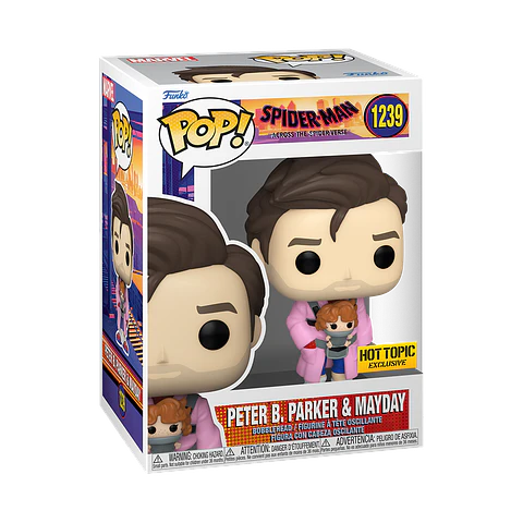 Funko Pop! Peter B. Parker & Mayday #1239 Hot Topic - Spiderman: Across The Spider-verse