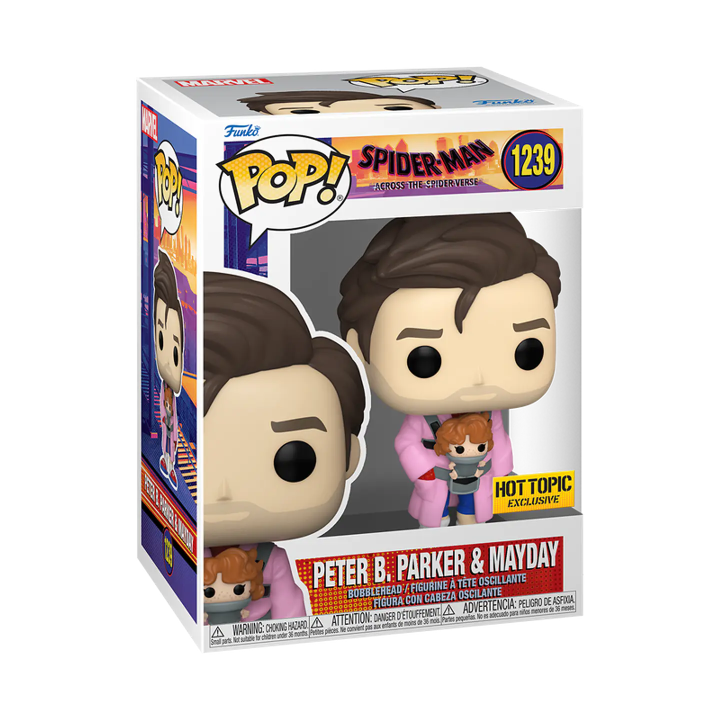 Funko Pop! Peter B. Parker & Mayday #1239 Hot Topic - Spiderman: Across The Spider-verse 1