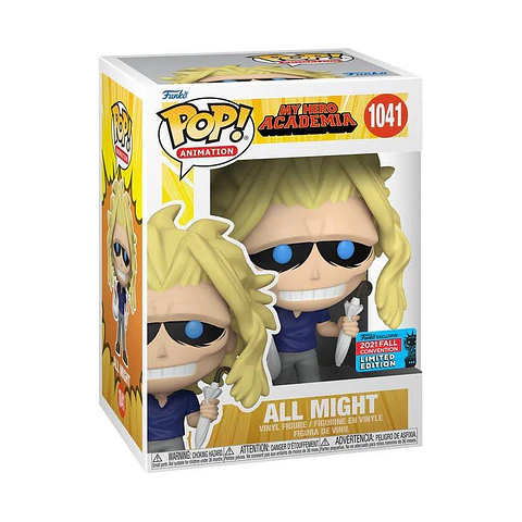 Funko Pop! All Might #1041 NYCC - My Hero Academia (Caja con detalle)