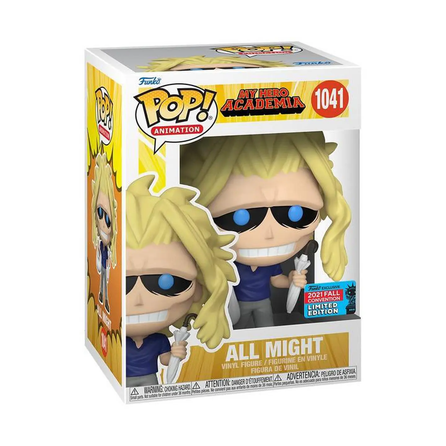 Funko Pop! All Might #1041 NYCC - My Hero Academia (Caja con detalle) 1