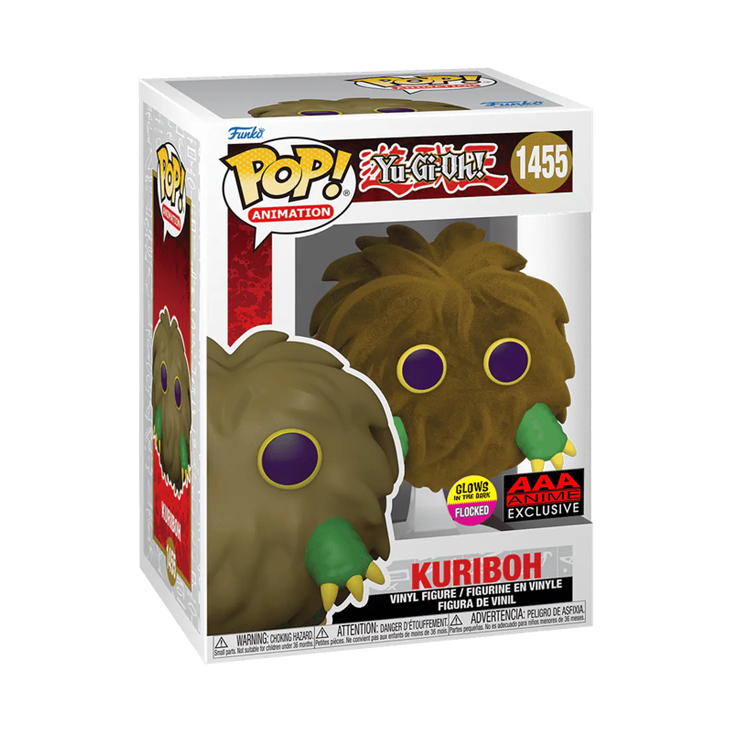 Funko Pop! Kuriboh #1455 (Glow & Flocked) - Yu Gi Oh! 1