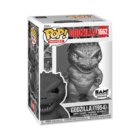 Funko Pop! Godzilla (1954) (Platinum) #1662 - Godzilla