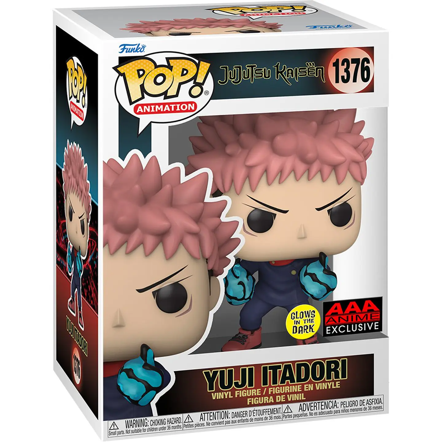 Funko Pop! Yuji Itadori #1376 (Glows in the dark) - Jujutsu Kaisen 1