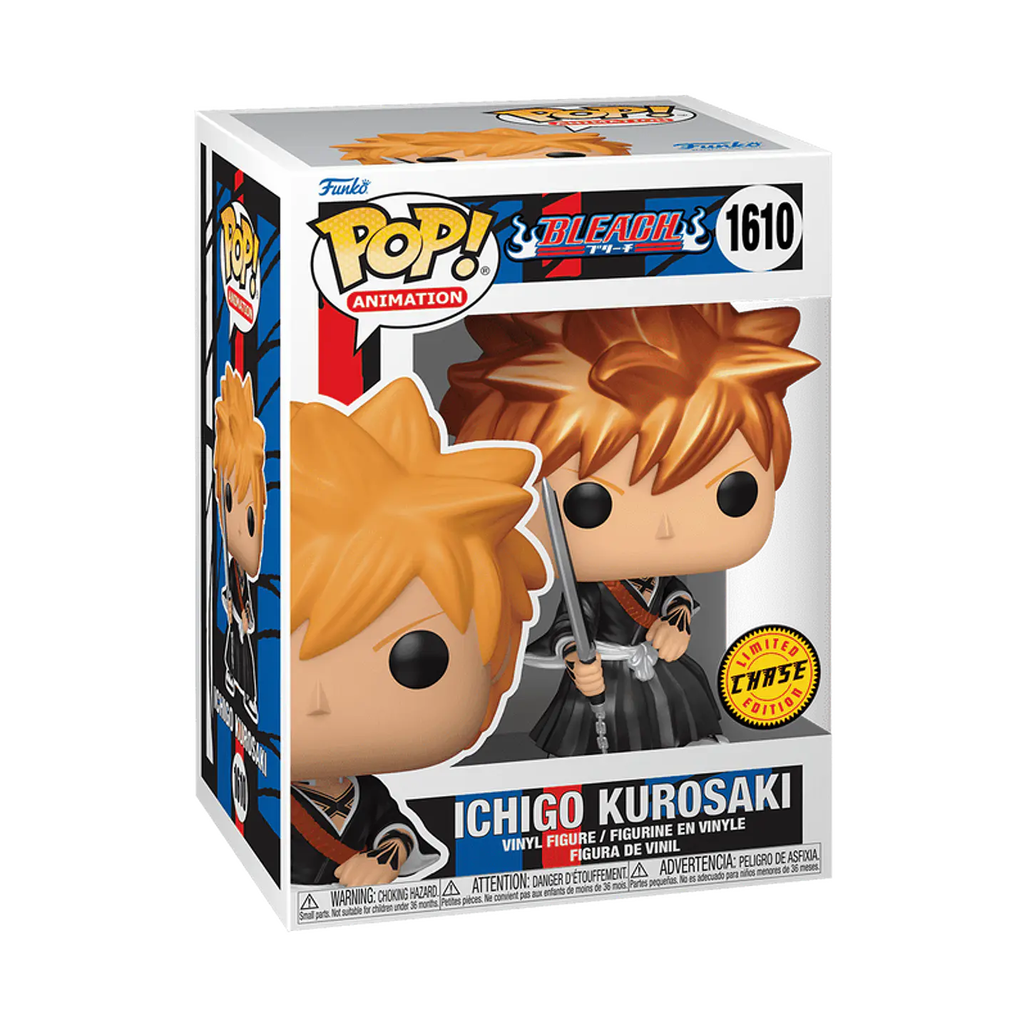 Funko Pop! Ichigo Kurosaki (with Zangetsu Sword) (CHASE) #1610 - Bleach 1