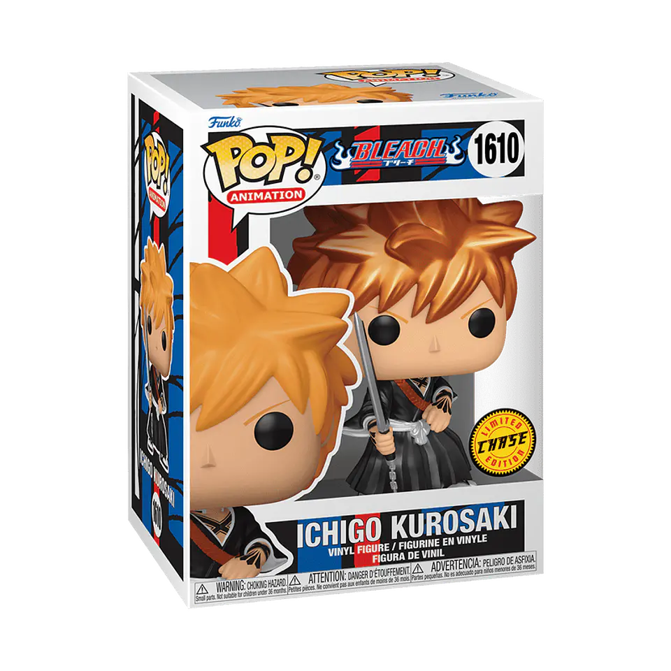 Funko Pop! Ichigo Kurosaki (with Zangetsu Sword) (CHASE) #1610 - Bleach 1