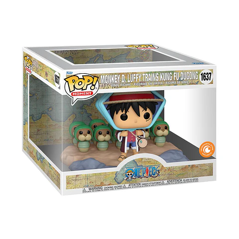 Funko Pop! Moment: Monkey D. Luffy Training Kung Fu Jugon #1637 Crunchyroll - One Piece