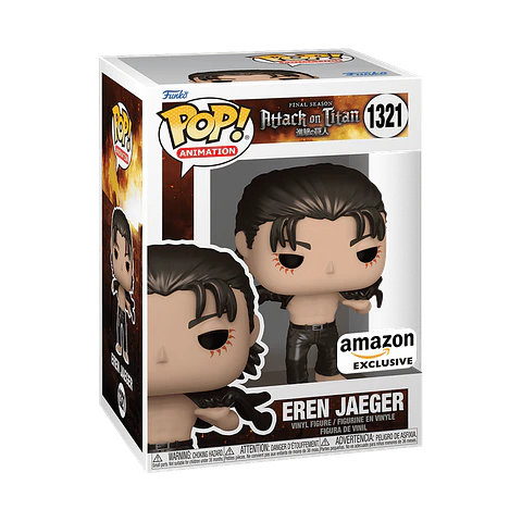 Funko Pop! Eren Jaeger (metálico) #1321 Amazon - Attack On Titan