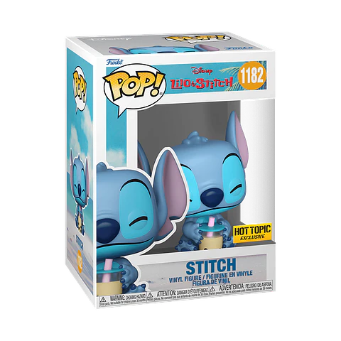 Funko Pop! Stitch with boba #1182 Hot Topic - Disney: Lilo & Stitch