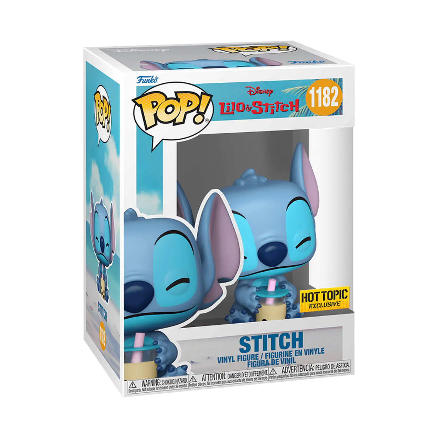 Funko Pop! Stitch with boba #1182 Hot Topic - Disney: Lilo & Stitch 1