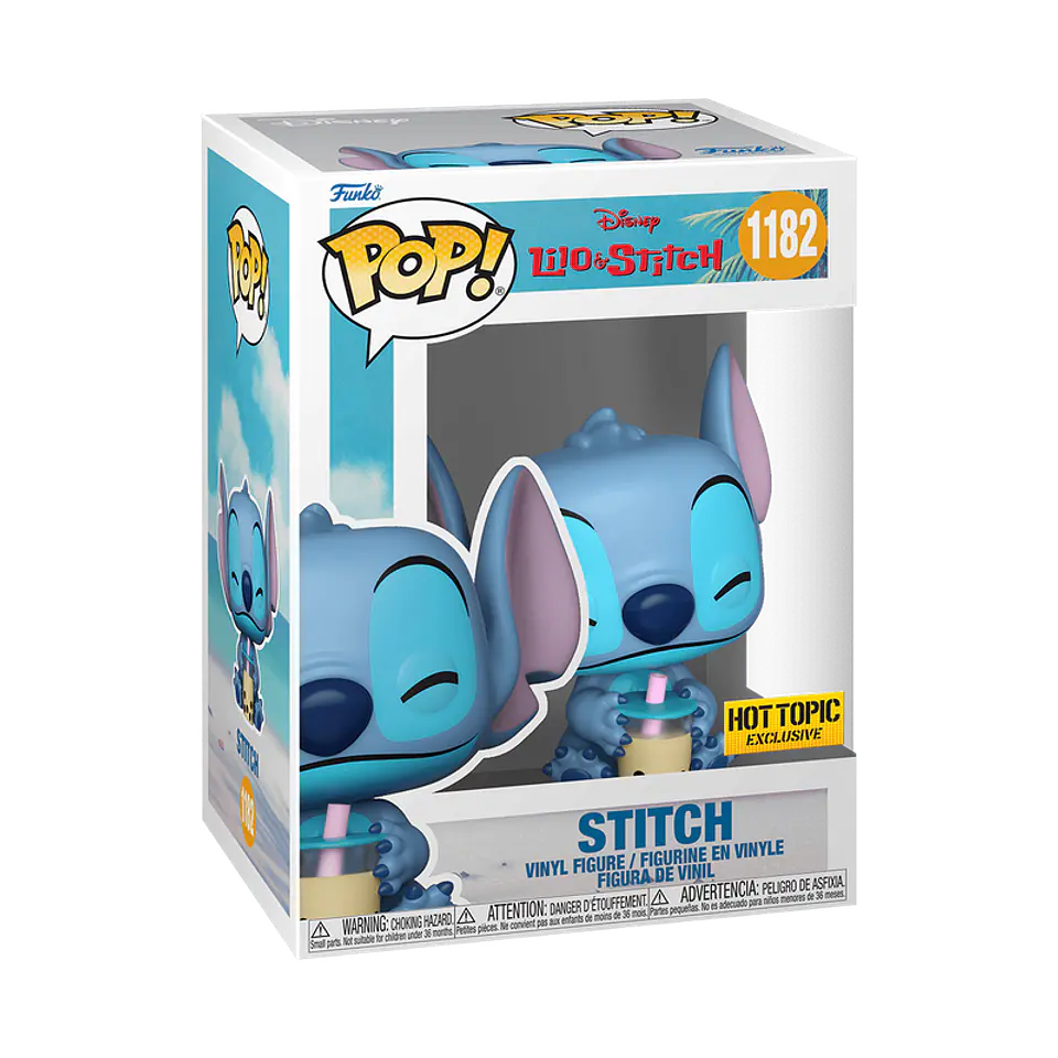 Funko Pop! Stitch with boba #1182 Hot Topic - Disney: Lilo & Stitch 1