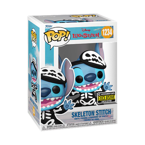 Funko Pop! Skeleton Stitch #1234 Entertainment Earth - Disney: Lilo & Stitch