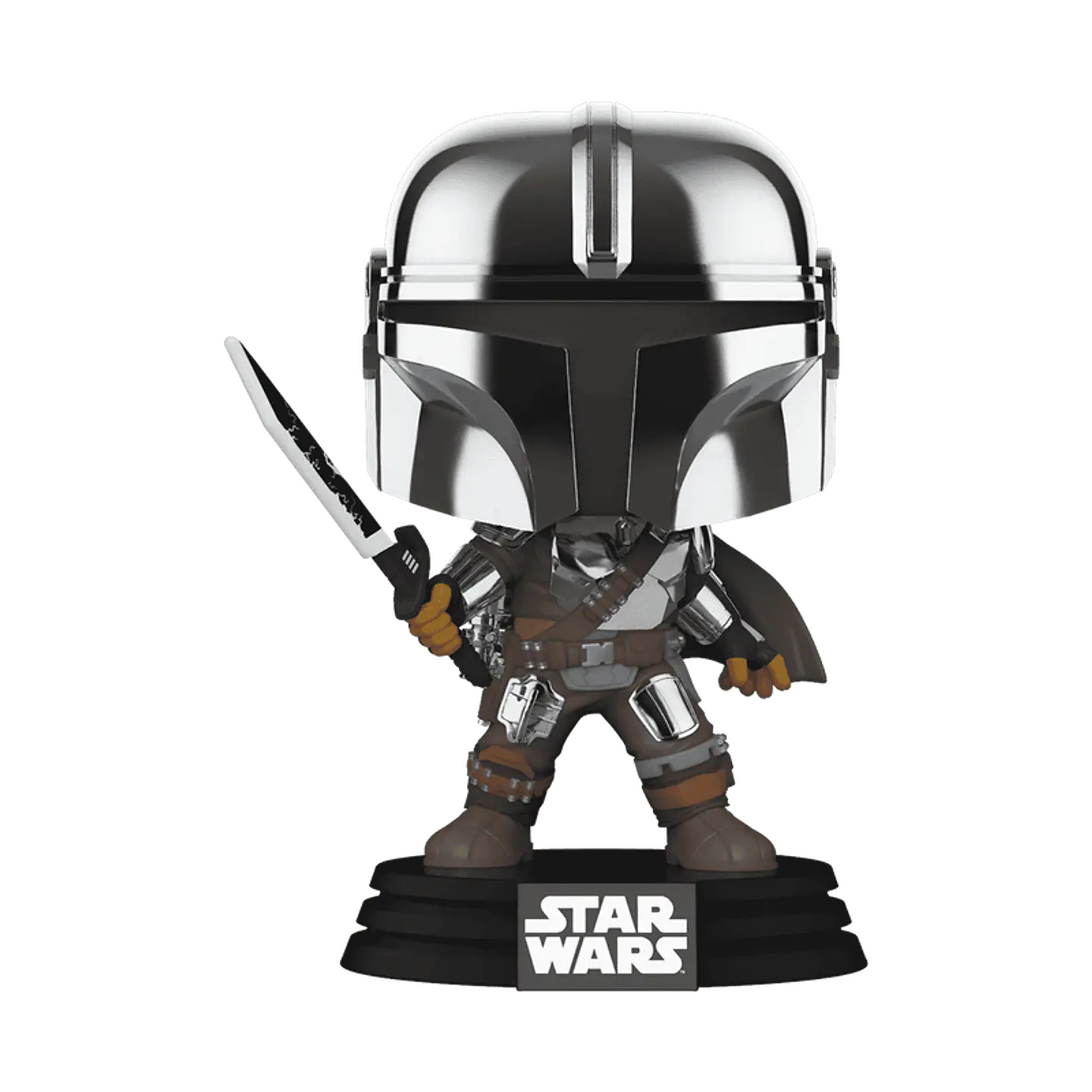 Funko Pop! The Mandalorian with darksaber #491 (Glows in the dark) Box Warehouse - Star Wars: The Mandalorian 2