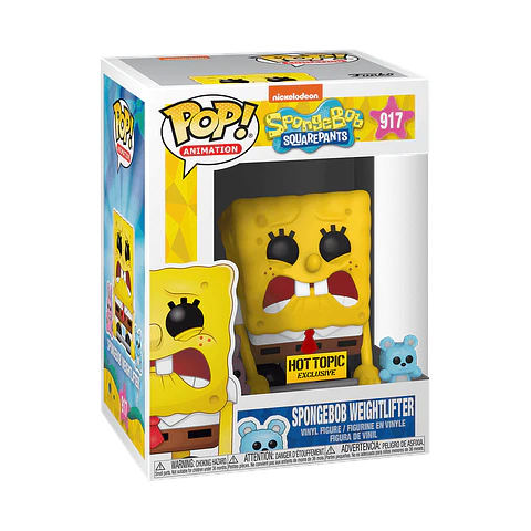Funko Pop! SpongeBob Weightlifter #917 Hot Topic - Bob Esponja