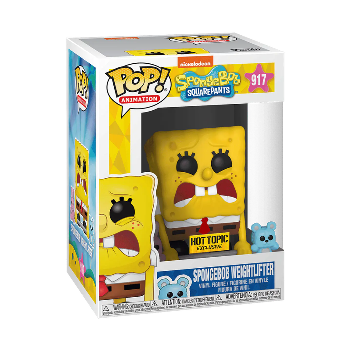 Funko Pop! SpongeBob Weightlifter #917 Hot Topic - Bob Esponja 1