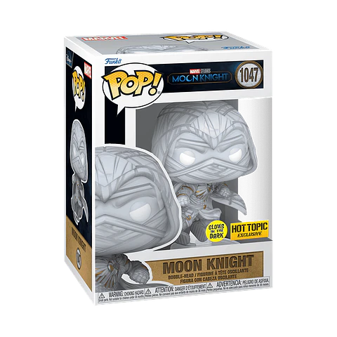 Funko Pop! Moon Knight (Glow in the dark) #1047 Hot Topic - Moon Knight