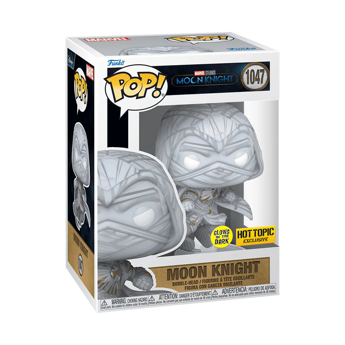 Funko Pop! Moon Knight (Glow in the dark) #1047 Hot Topic - Moon Knight 1