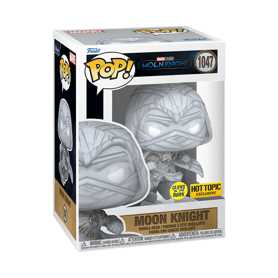 Funko Pop! Moon Knight (Glow in the dark) #1047 Hot Topic - Moon Knight 1