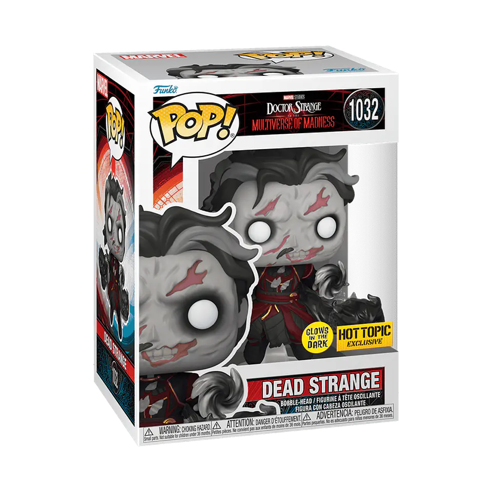 Funko Pop! Dead Strange (Glows in the dark) #1032 Hot Topic - Doctor Strange In The Multiverse Of Madness 1