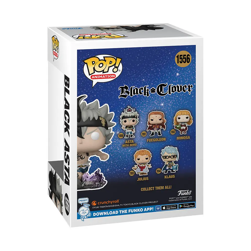 Funko Pop! Black Asta (Glows in the dark) #1556 - Black Clover 4