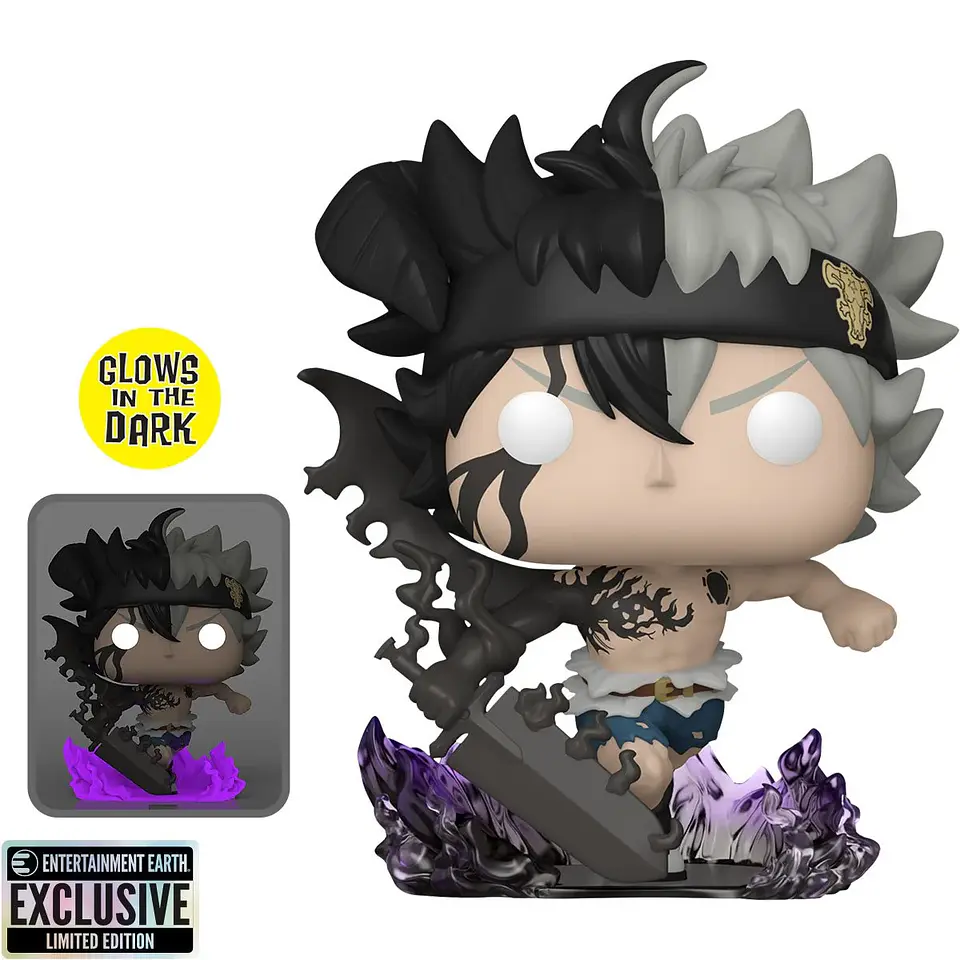 Funko Pop! Black Asta (Glows in the dark) #1556 - Black Clover 2
